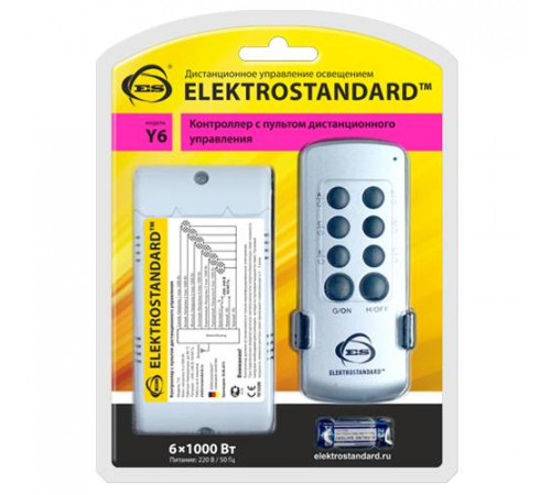 Пульт управления светом Y6 Elektrostandard 4690389062520 Пульт управления светом Y6 Elektrostandard 4690389062520