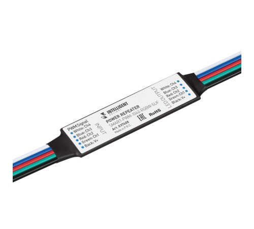 Усилитель Arlight SMART-PWM-1042-RGBW-SUF (12-24V, 4x1A) 037408 Усилитель Arlight SMART-PWM-1042-RGBW-SUF (12-24V, 4x1A) 037408
