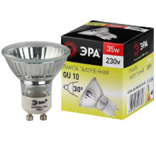 Лампа галогенная Эра GU10 35W 3000K GU10-JCDR (MR16) -35W-230V C0027385