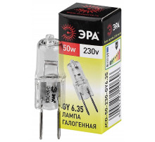 Лампа галогенная Эра GY6.35 50W 3000K GY6.35-JCD-50W-230V C0027374