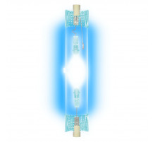 Лампа металлогалогенная линейная (04850) Uniel R7s 150W прозрачная MH-DE-150/BLUE/R7s