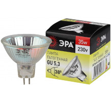Лампа галогенная Эра GU5.3 35W 3000K GU5.3-JCDR (MR16) -35W-230V-CL C0027363