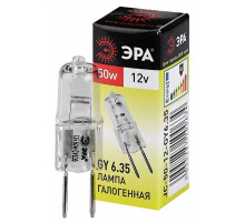 Лампа галогенная Эра GY6.35 50W 3000K GY6.35-JC-50W-12V C0027372