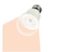 Лампа светодиодная для растений (UL-00001820) Uniel E27 10W прозрачная LED-A60-10W/SPFR/E27/CL PLP01WH