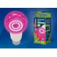 Лампа светодиодная для растений (UL-00001820) Uniel E27 10W прозрачная LED-A60-10W/SPFR/E27/CL PLP01WH
