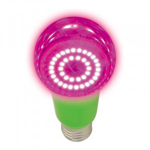 Лампа светодиодная для растений (UL-00004582) Uniel E27 15W прозрачная LED-A60-15W/SPSB/E27/CL PLP30GR