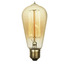 Лампа накаливания Lussole LOFT E27 60W 2700K прозрачная GF-E-764