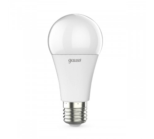 Лампа светодиодная диммируемая Gauss E27 12W 4100K груша матовая 102502212-S