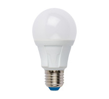 Лампа светодиодная диммируемая (UL-00004286) Uniel E27 10W 4000K матовая LED-A60 10W/4000K/E27/FR/DIM PLP01WH