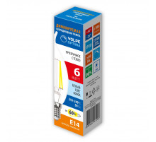 Лампа светодиодная диммируемая Volpe Optima LED-CW35-6W/4000K/E14/CL/DIM/SLF UL-00009244