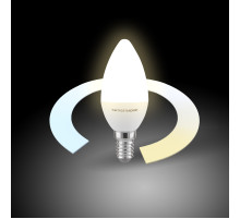 Умная светодиодная лампа Elektrostandard свеча матовая E14 5W 3300/4200/6500K 4690389174216