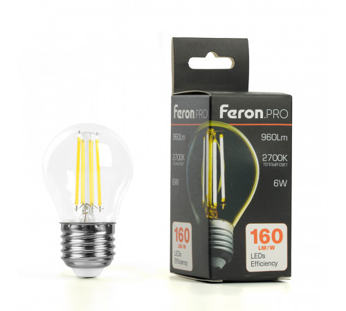 Светодиодная лампа Feron LB-1706 E27 6W 2700К 51250 Светодиодная лампа Feron LB-1706 E27 6W 2700К 51250