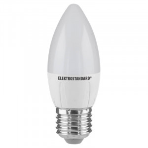 Лампа светодиодная Elektrostandard E27 8W 4200K свеча матовая 4690389152344