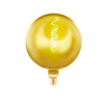 Лампа светодиодная Eglo E27 4W 1900K шар золотой 11896