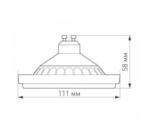Светодиодная лампа Arlight AR111-UNIT-GU10-15W-DIM Warm3000 (WH, 120 deg, 230V) 026890 Светодиодная лампа Arlight AR111-UNIT-GU10-15W-DIM Warm3000 (WH, 120 deg, 230V) 026890