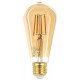 Лампа светодиодная Эра E27 7W 2400K F-LED ST64-7W-824-E27 gold Б0047664