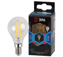 Лампа светодиодная Эра E14 9W 4000K F-LED P45-9w-840-E14 Б0047026