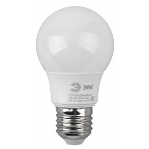 Лампа светодиодная Эра E27 8W 4000K LED A55-8W-840-E27 R Б0052382