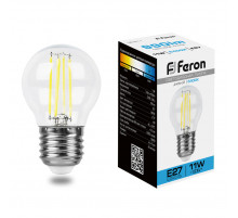 Лампа светодиодная Feron LB-511 Шарик E27 11W 6400K 38226