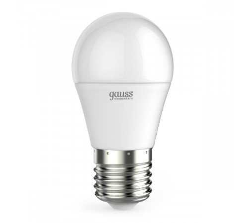 Лампа светодиодная Gauss E27 12W 4100K шар матовый 53222