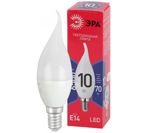 Лампа светодиодная Эра E14 10W 6500K LED BXS-10W-865-E14 R Б0045343 Лампа светодиодная Эра E14 10W 6500K LED BXS-10W-865-E14 R Б0045343