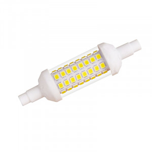 Лампа светодиодная (UL-00001554) Uniel R7s 6W 3000K прозрачная LED-J78-6W/WW/R7s/CL PLZ06WH
