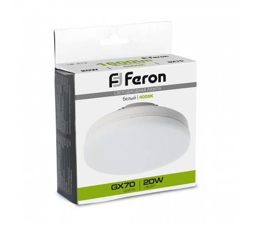 Лампа светодиодная Feron LB-473 GX70 20W 4000K 48307 Лампа светодиодная Feron LB-473 GX70 20W 4000K 48307