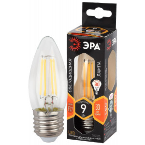 Лампа светодиодная Эра E27 9W 2700K F-LED B35-9w-827-E27 Б0046993