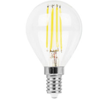 Лампа светодиодная филаментная Feron E14 11W 4000K Шар Прозрачная LB-511 38014