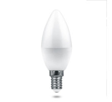 Лампа светодиодная Feron E14 9W 6400K свеча матовая LB-1309 38061