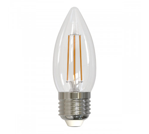 Лампа светодиодная диммируемая (UL-00003643) Uniel E27 5W прозрачная LED-C35-5W/WW/E27/CL/DIM GLA01TR Лампа светодиодная диммируемая (UL-00003643) Uniel E27 5W прозрачная LED-C35-5W/WW/E27/CL/DIM GLA01TR