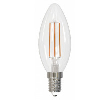 Лампа светодиодная филаментная Volpe E14 6W 3000K прозрачная LED-C35-6W/3000K/E14/CL/SLF UL-00008328