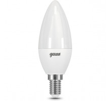 Лампа светодиодная Gauss E14 9,5W 6500K матовая 103101310