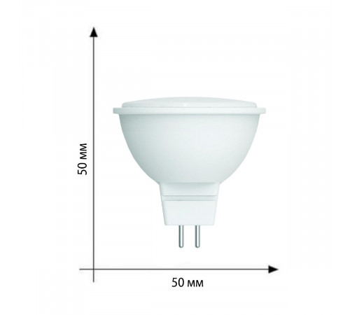 Лампа светодиодная Volpe Optima LED-MR16-5W/4000K/GU5.3/FR/SLS UL-00008839 Лампа светодиодная Volpe Optima LED-MR16-5W/4000K/GU5.3/FR/SLS UL-00008839