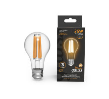 Лампа светодиодная Gauss Filament E27 26W 2700K 102902126