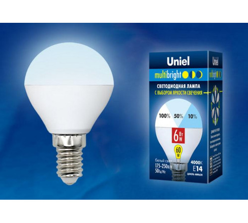 Лампа светодиодная (UL-00002374) Uniel E14 6W 4000K матовая LED-C37-6W/NW/E14/FR/MB PLM11WH Лампа светодиодная (UL-00002374) Uniel E14 6W 4000K матовая LED-C37-6W/NW/E14/FR/MB PLM11WH