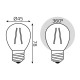 Лампа светодиодная Gauss Filament E27 13W 4100K 105802213
