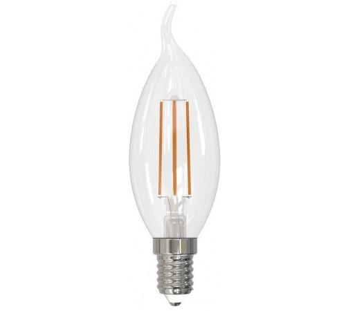 Лампа светодиодная филаментная Volpe E14 6W 3000K прозрачная LED-CW35-6W/3000K/E14/CL/SLF UL-00008336 Лампа светодиодная филаментная Volpe E14 6W 3000K прозрачная LED-CW35-6W/3000K/E14/CL/SLF UL-00008336