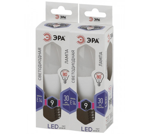 Лампа светодиодная Эра E14 9W 6000K LED B35-9W-860-E14 Б0031403 Лампа светодиодная Эра E14 9W 6000K LED B35-9W-860-E14 Б0031403