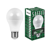 Лампа светодиодная Saffit SBA6525 шар E27 25W 6400K 55089