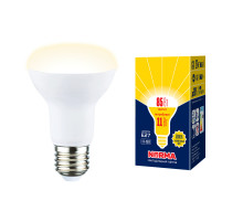Лампа светодиодная Volpe Norma LED-R63-11W/3000K/E27/FR/NR картон UL-00005774