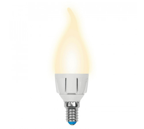 Лампа светодиодная (UL-00002416) Uniel E14 7W 3000K матовая LED-CW37 7W/WW/E14/FR PLP01WH Лампа светодиодная (UL-00002416) Uniel E14 7W 3000K матовая LED-CW37 7W/WW/E14/FR PLP01WH