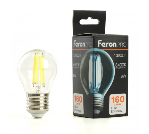 Лампа светодиодная Feron LB-1708 E27 8W 6400K 51255 Лампа светодиодная Feron LB-1708 E27 8W 6400K 51255