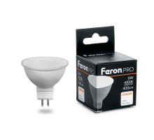 Лампа светодиодная Feron G5.3 6W 4000K матовая LB-1606 38084