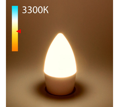 Светодиодна лампа Elektrostandard Свеча E27 6W 3300K 4690389180668 a057935