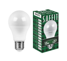 Лампа светодиодная Saffit SBA6015 шар E27 15W 4000K 55011
