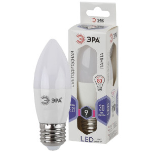 Лампа светодиодная Эра E27 9W 6000K LED B35-9W-860-E27 Б0031410