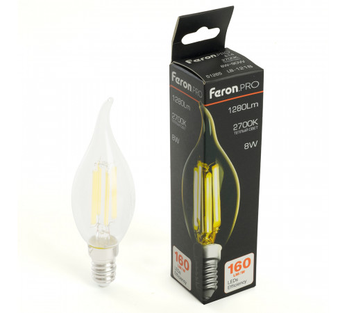 Лампа светодиодная Feron LB-1218 E14 8W 2700K 51265 Лампа светодиодная Feron LB-1218 E14 8W 2700K 51265