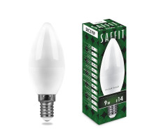 Лампа светодиодная Saffit SBC3709 Свеча E14 9W 2700K 55078