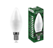 Лампа светодиодная Saffit SBC3709 Свеча E14 9W 2700K 55078